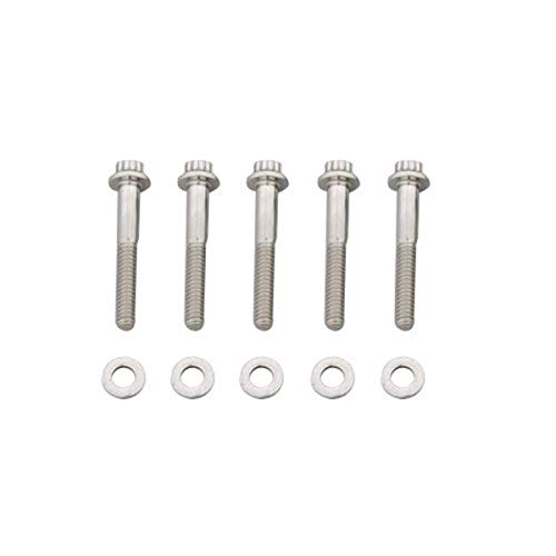 Image of ARP 613-3500 Stainless Steel 3 /8-16 inch RH Thread 3.500 inch UHL 12-Point Bolt with 3 /8 inch Socket and Washer, (Set of 5)