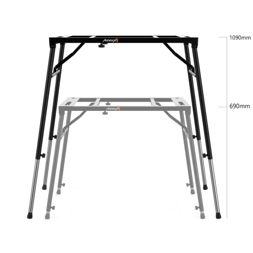 Audibax Onyx Pro 1 – Support Réglable pour Clavier et Table de Mixage – Charge Maximale 50 kg – Support pour Surface Plane – Réglable en Largeur et en Hauteur – Protections de Sol en Caoutchouc - Les Beatles, Paul McCartney, John Lennon, RIngo Starr, George Harrison Audibax Onyx Pro 1 - Support Réglable pour Clavier et Table de Mixage - Charge Maximale 50 kg - Support pour Surface Plane - Réglable en Largeur et en Hauteur - Protections de Sol en Caoutchouc – Image 8