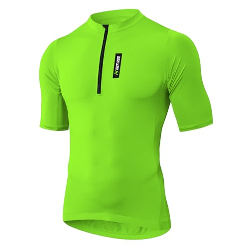 MEETWEE Magliette Ciclismo Uomo, Abbigliamento MTB Bike Asciugatura Rapida Maglia Ciclismo Maniche Corte/Lunghe Maglia Ciclismo