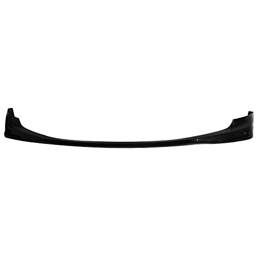 Front Bumper Lip Compatible with 2009-2010 Acura TSX, JDM Style PU Black Front Lip Spoiler Splitter by IKON MOTORSPORTS