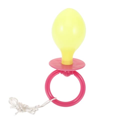 DIKACA chupete de bebe falso accesorios para revelar mascarada cosplay Proporro de chupete de botella falsa disfraz de halloween Proporro de chupete de tamaño de adulto el plastico rosa