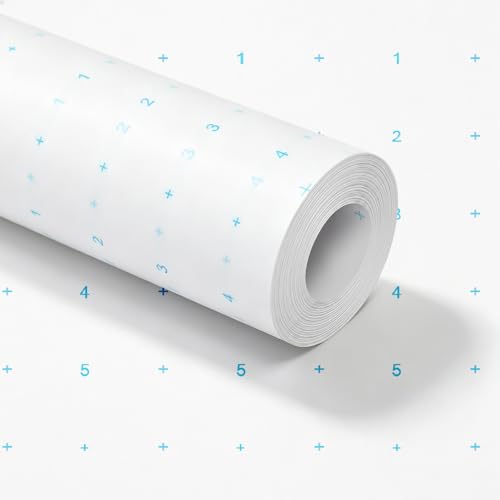 Jetec Large Pattern Paper for Sewing 16.7 Inch x 30 Yards Numeric Dotted Marking Paper for Sewing Crafting Tracing and Drawing