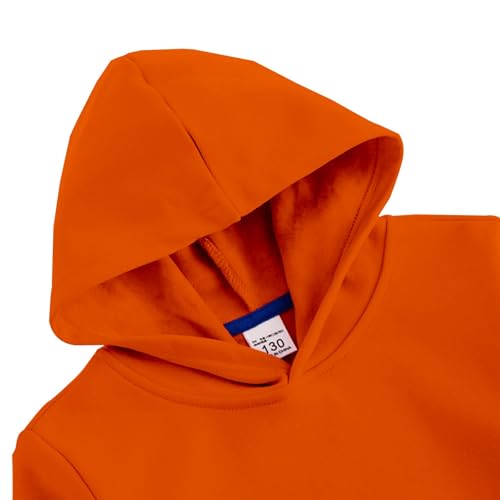 2 Piece Sweatsuits for Kids Fleece Lined Hoodie + Jogger Sweatpants Cozy Activewear Clothing Set for Kids Fall Winter4