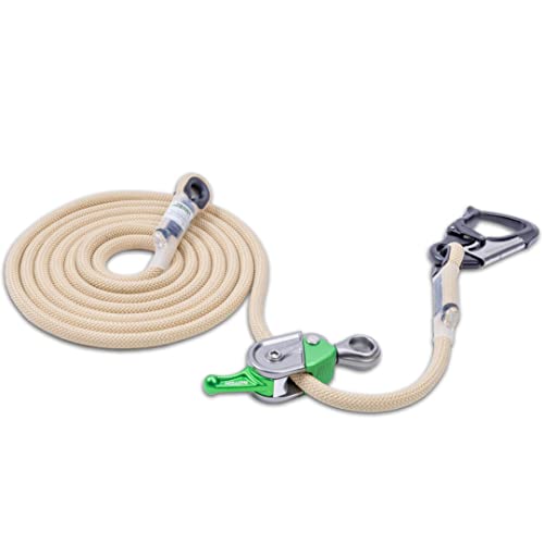 Image of RnA - Tritech Flipline with Notch Glide - Heavy Duty Arborist Lanyard for Secure Canopy Access and Fast One Handed Precision Adjustments - 12 Foot Length