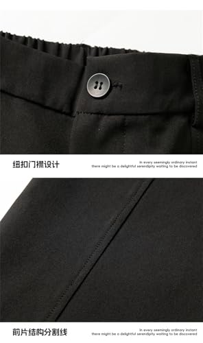 Men Suit Pants Society Pants Korean Casual Loose Wide Leg Pants Office Formal Trousers2