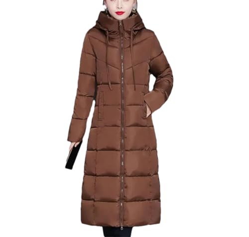 Manteaux longs d'hiver pour femmes : veste en coton slim