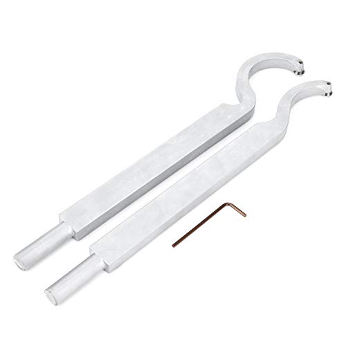 Juego de 2 herramientas de tornear madera cuello de cisne miniatura 7