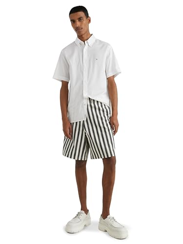 Tommy Hilfiger Short Sleeve Poplin Regular Fit, Men's Button Down Shirts4
