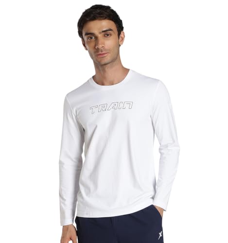 Image of XTEP Men Men's Training T Shirt with Soft Touch Comfort Stretch & Eco Friendly | Odour Control, Breathable & Lightweight Performance T Shirt