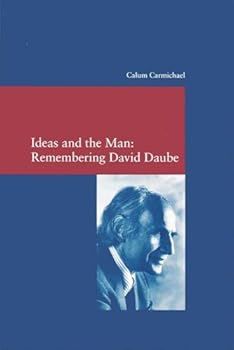 Paperback Ideas and the Man: Remembering David Daube Book