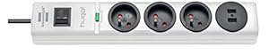 Brennenstuhl Hugo Listwa Zasilająca 3+2 USB