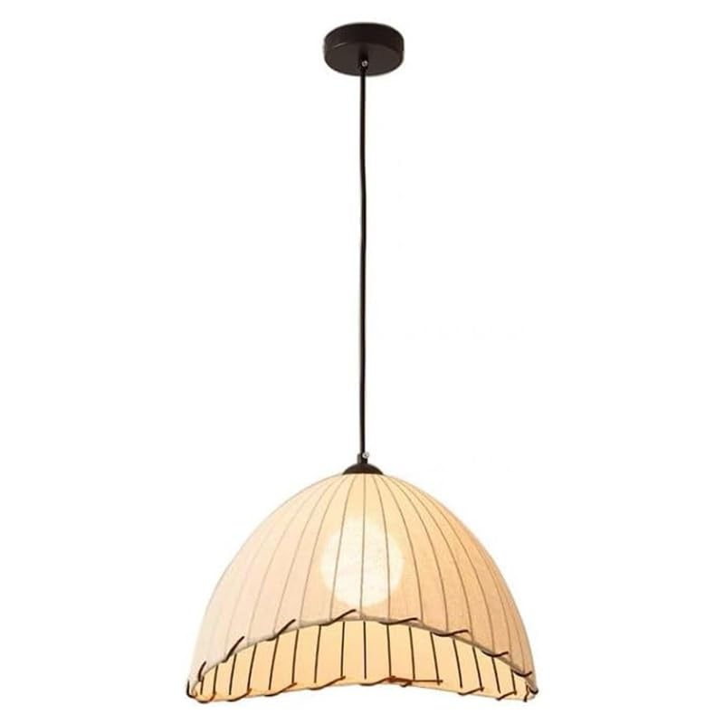 Chambre et cuisine : lampe suspendue créative en tissu wabi-sabi
