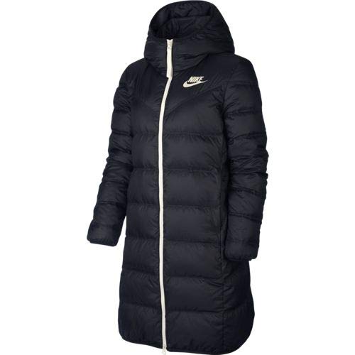NIKE Sportswear Windrunner Down Fill Parka, Mujer, Black/Black/Sail, L