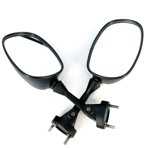 Espejo para motocicleta con cristal convexo para Kawasaki Ninja 2004 a 2010 2