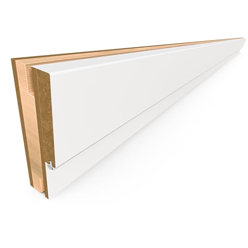 Jambas preacabadas de núcleo sólido para puertas interiores, marco de puerta para puertas, marco de puerta de madera de pino maciza para puertas de 80 pulgadas (puerta no incluida) (1 jamba de puerta
