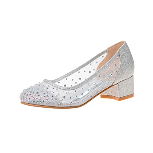 Image of Badgley Mischka Girls Girls Rosa Rhinestone