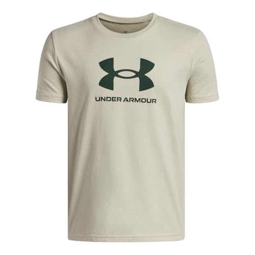 T-shirt Under Armour col rond pour garçon actif adepte de running