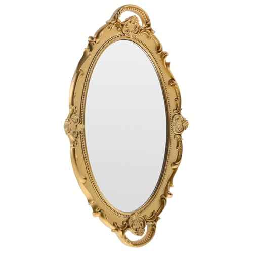 Miroir de maquillage stable rétro européen pour éviter les reflets déformés