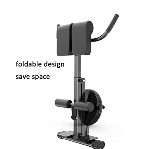 Romeinse Stoel Opvouwbare Buiksporter Verstelbare Romeinse Ontlasting Met Twistschijf Push-up Trainer Veilige Belastinglager: 20 0 Kg Rugverlengmachine (Color : Black, S : 117 * 55.5 * 68.8 * 86cm) - Image 7