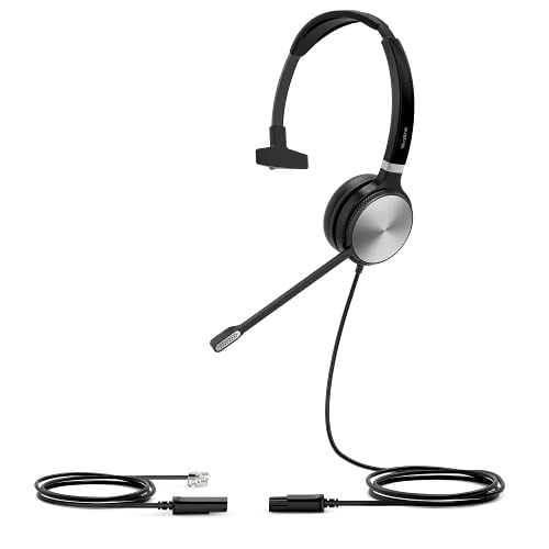 Yealink YHS36 Mono - Auricular monoaural con Cable de conexión RJ Cover