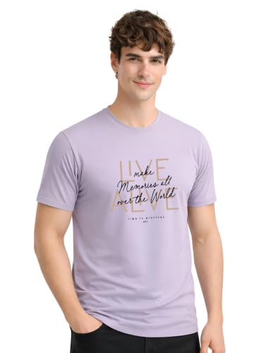 Image of ADRO Printed Tshirt for Men | Cotton Printed T-Shirt | Regular Fit Casual Mens T-Shirts | Premium Summer Tshirts