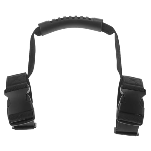 Mikikit Retainer Strap Dive Tank Cylinder Band Diving Carrier Stretchy Dive Tank Band Scuba Tank Wear-Resistant Polyester Band Polyester Strap Retainer Band Polyester Yarn Black