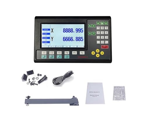 Kit LCD DRO digital 2 ejes 19 idiomas GCS909 miniatura 1