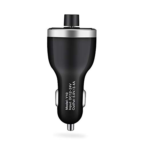 YONGYAO Y10 3.4A Voice Navigation Mp3 Bluetooth Vivavoce Per Auto Caricabatteria U Disk Fm