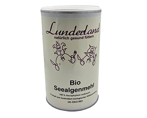 Lunderland Bio Seealgenmehl 800g, granuliert und ohne weitere Zusätze