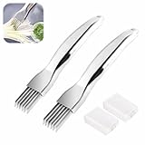 mgmooa 2PCS Shred Silk the Knife, Stainl...