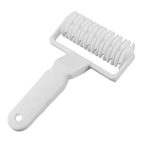 ruiruiNIE Rodillo de Corte, Pastel de Galletas Cocina Herramienta de panadería Pull Net Pizza Pastry Cortador de celosía Cover