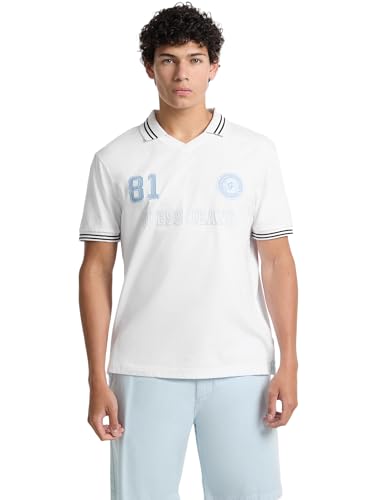 Polo GUESS Homme M5GP46 K8FQ4 chic en coton pour un style casual quotidien