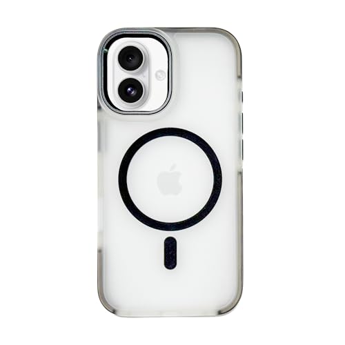 Velanera iPhone 16 �p �P�[�X MageSafe�Ή� �ČRMIL�K�i �}�O�l�b�g���� �w��h�~ �ϏՌ� ����~�� �}�b�g ���C�����X�[�d�Ή� ���ϖh�~ ������ ���΂݂Ȃ� �ϋv�� �A�C�t�H�� 16 �J�o�[ �u���b�N