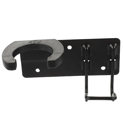 LALADEFIEE Practical Wall Mounted Microphone Rack Sturdy Iron Microphone Holder for Ktv Durable Mic Storage Stand for Microphones Space Saving Design with Easy Installation