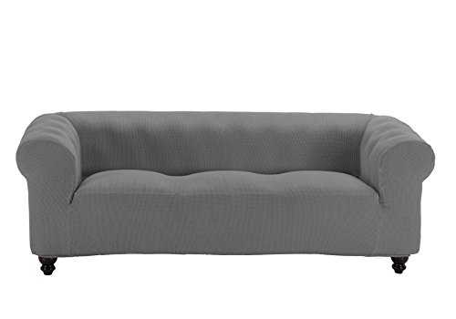 Martina Home Funda Multiélastica para sofá Chester modelo Chipre , Tela, 3 Plazas - color Gris Perla