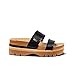 REEF Cushion Vista Higher Womens Platform Fashion Sandal, Arch Support, Ultra Soft Cushion Footbed, Black, 8.5