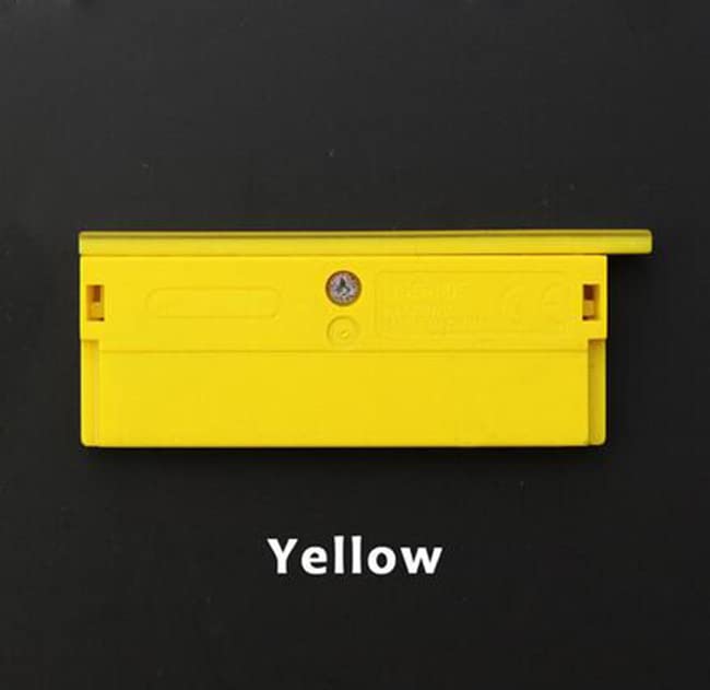 Image of Dust Proof Cover Case Card Slot Cover Cap Dust Plug Case for NDS Lite NDSL Console (Yellow)