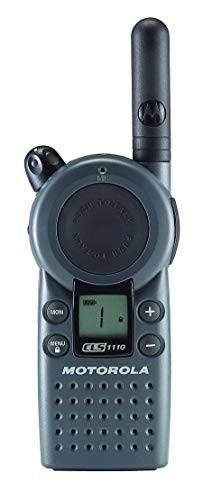 Motorola Solutions 2021 CLS1110 5-Mile 1-Channel UHF Two-Way Radio (Renewed)