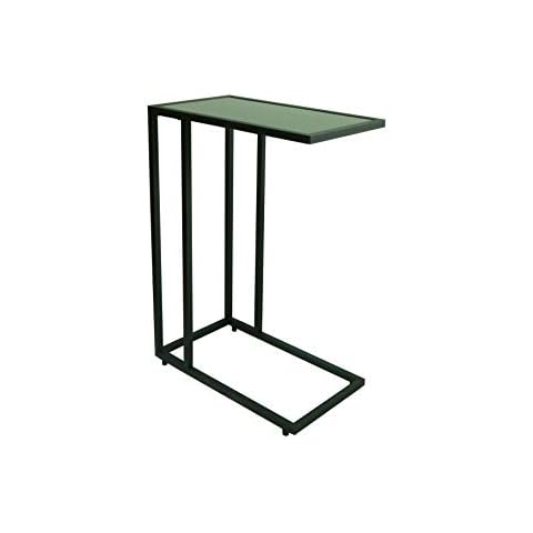ASPECT Bellini-Mesa Auxiliar para Ordenador portátil (Cristal, Color Negro) Cover