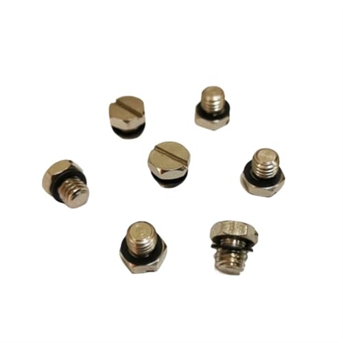 Tapón M5 de cobre con junta de sellado hexagonal para tuberías pack de 10 unidades 6