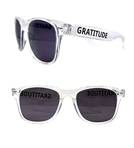 for Women & Men - UV400 Protection - Sunglasses with Large, Dark Lenses, Clear,Snow