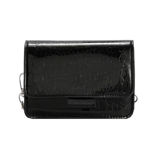 Piccole Borse A Alla PU Satchel In Pelle Glossy Glossy Bullo Con Cinghia A Catena Per Donne E Ragazze Borsetta Incrociata Leggera