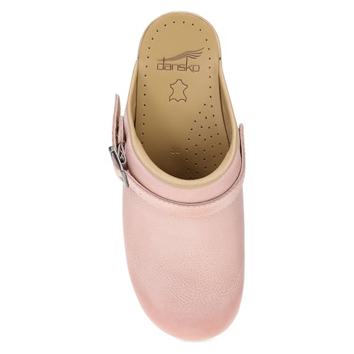 Image of Dansko Ingrid Sling Back Mule Clog for Women - Anti-Fatigue Rocker Bottom Promotes Forward Foot Motion - Premium Leather Uppers for Long-Lasting Wear