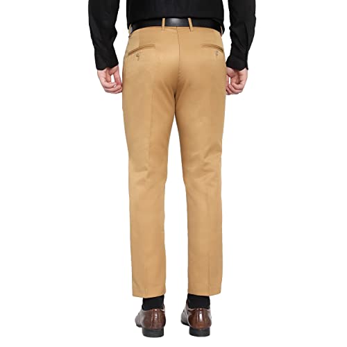 Image of Men Regular Fit Polycotton Trouser Pant's Formal Trouser Casual Trouser Pant