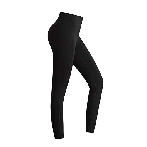 LONGSHUN Damen Naked Feeling I High Waist Tight Yoga Pants Workout Leggings Champion Damen High Waist Leggings Cover