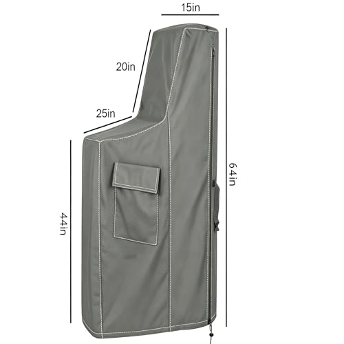 Funda Protectora para Ablandador de Agua 64" H x 40" W x 16" D Gris miniatura 3