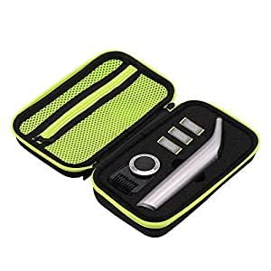 Yinke Funda de Viaje para O Blade Pro Trimmer & Shaver QP6520, QP6510, Funda rígida EVA con Esponja, Funda Protectora Bolsa de Almacenamiento para O Blade Pro