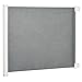 Pawhut Hunde Türschutzgitter Treppenschutzgitter Treppenschutz Sicherheitstrennwand Trennwand Türschutz Treppenschutzgitter ausziehbar treppenschutzrollo Rollo Einrollbar PVC Grau 115L x 82,5H cm