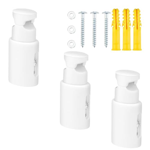 3 supporti di montaggio per radiatori, supporto per termosifoni da bagno, supporto di montaggio con distanza regolabile per radiatori da bagno dritti o curvi