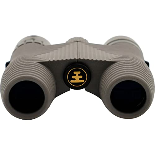 Image of Nocs Provisions Standard Issue 8x25 Waterproof Binoculars, 8X Magnification, Bak4 Prism, Wide View Multi-Coated Lenses for Bird Watching, Hiking & Backpacking - Deep Slate Gray